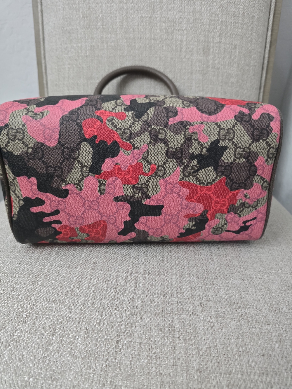 NWT Gucci Camouflage GG Supreme Small Boston Bag - Picture 10 of 12